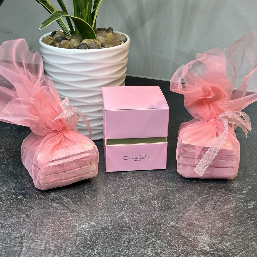 10- Oscar De La Renta Bath Cristal Crystals 10.4 oz Total, Rare Find!